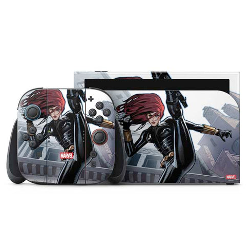 Marvel Black Widow High Kick Nintendo Skins
